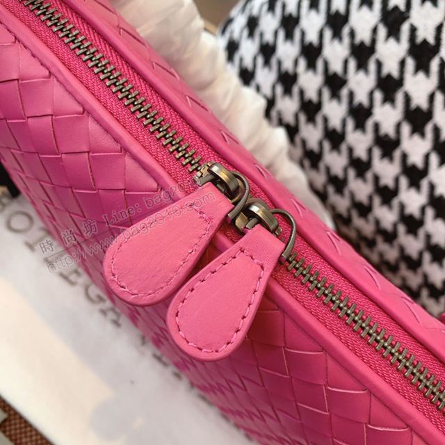 Bottega Veneta女包 寶緹嘉19新款編織胎皮郵差包 BV拉鏈繩結單肩斜挎女包 steny包  gxz1104